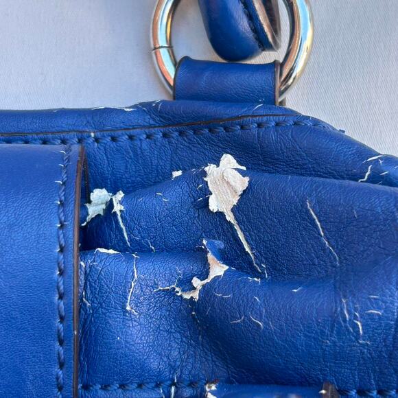 Vintage guess blue handbag - Picture 7 of 8